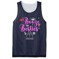 Booze Besties Cruise Vacation Girl Trip Weekend BFF Mesh Reversible Basketball Jersey Tank