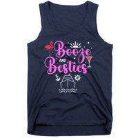 Booze Besties Cruise Vacation Girl Trip Weekend BFF Tank Top