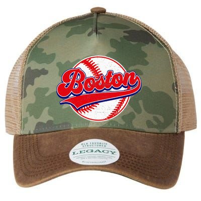 Boston Baseball Cityscape Distressed Women Legacy Tie Dye Trucker Hat