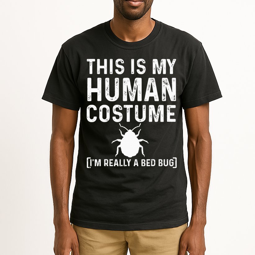 Bed Bug Costume Parasite Hunter Funny Tall T-Shirt