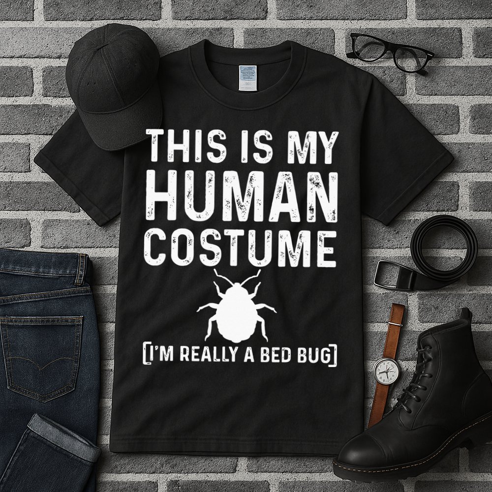 Bed Bug Costume Parasite Hunter Funny Tall T-Shirt