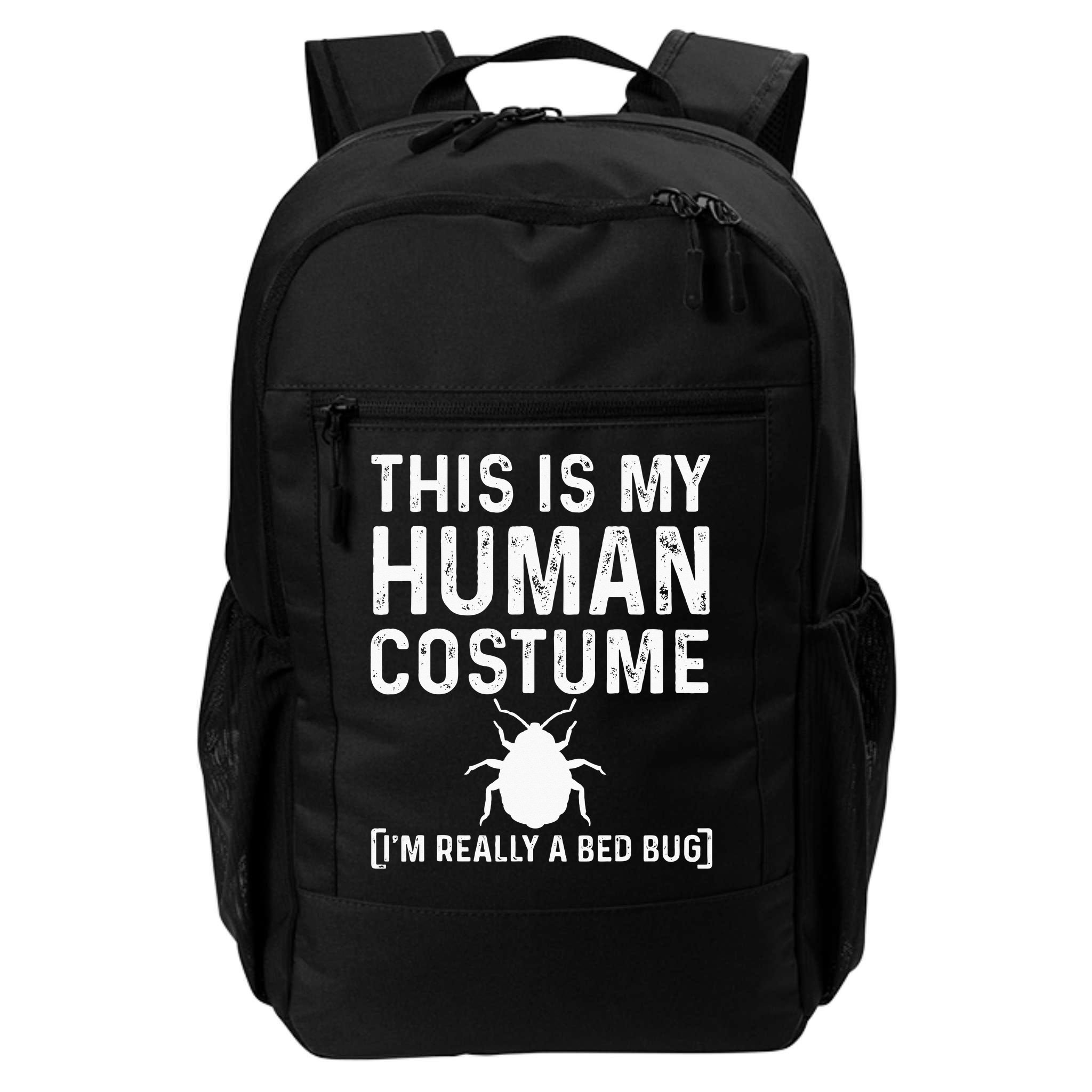 Bed Bug Costume Parasite Hunter Funny Backpack