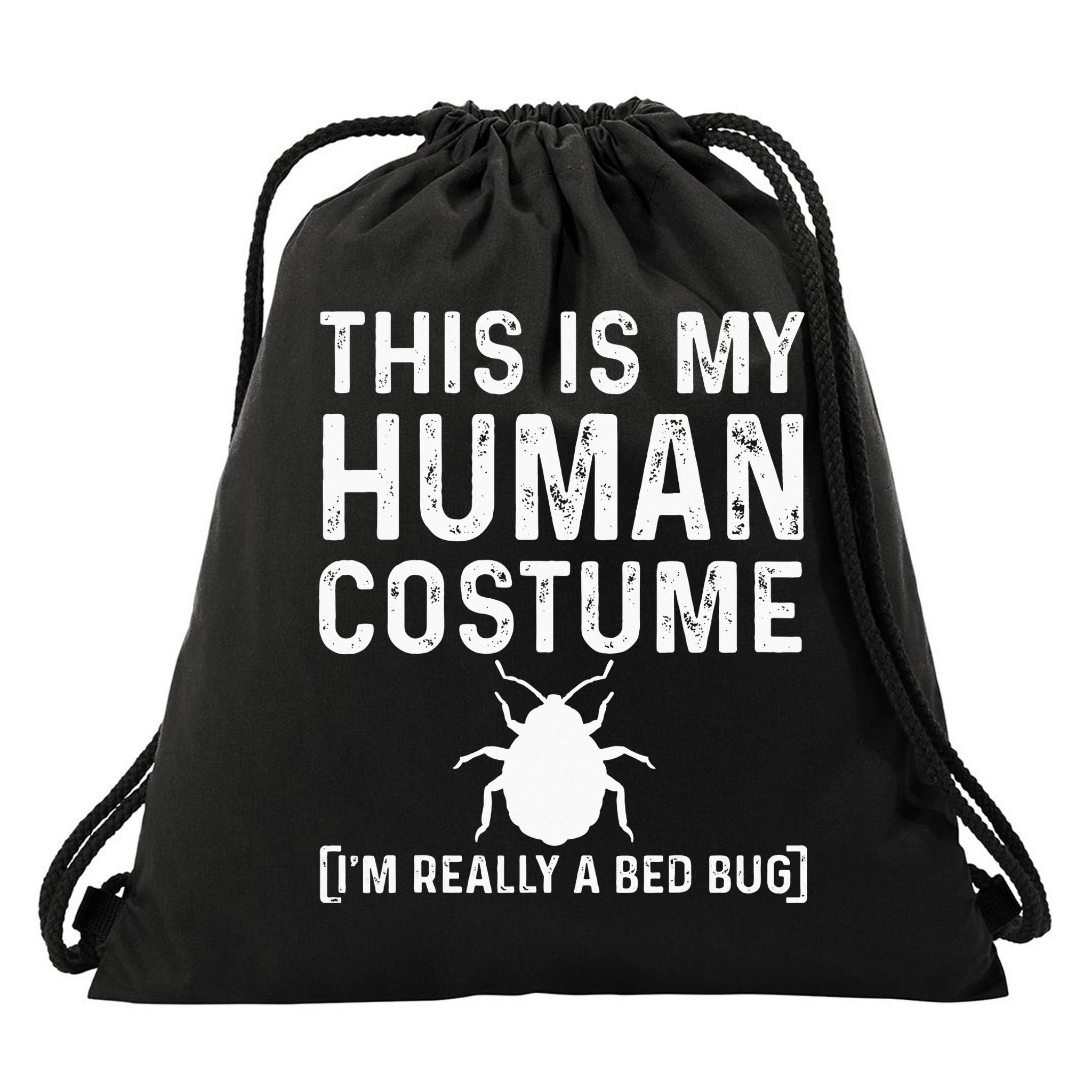 Bed Bug Costume Parasite Hunter Funny Drawstring Bag