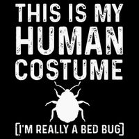 Bed Bug Costume Parasite Hunter Funny Drawstring Bag