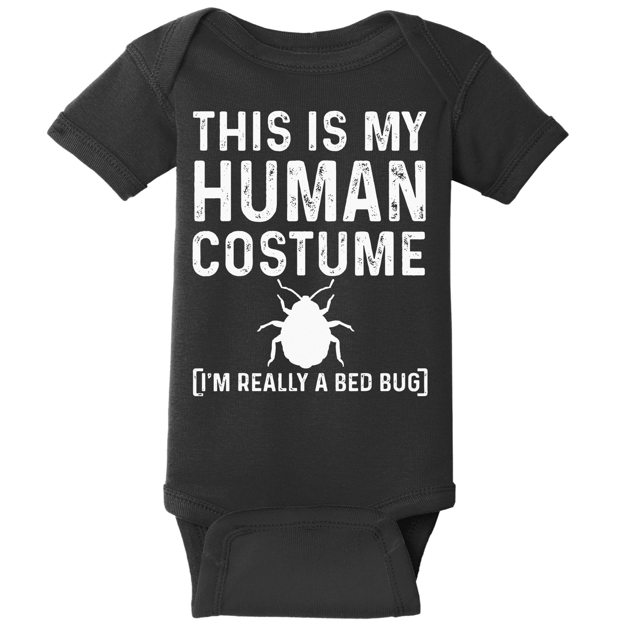 Bed Bug Costume Parasite Hunter Funny Baby Bodysuit