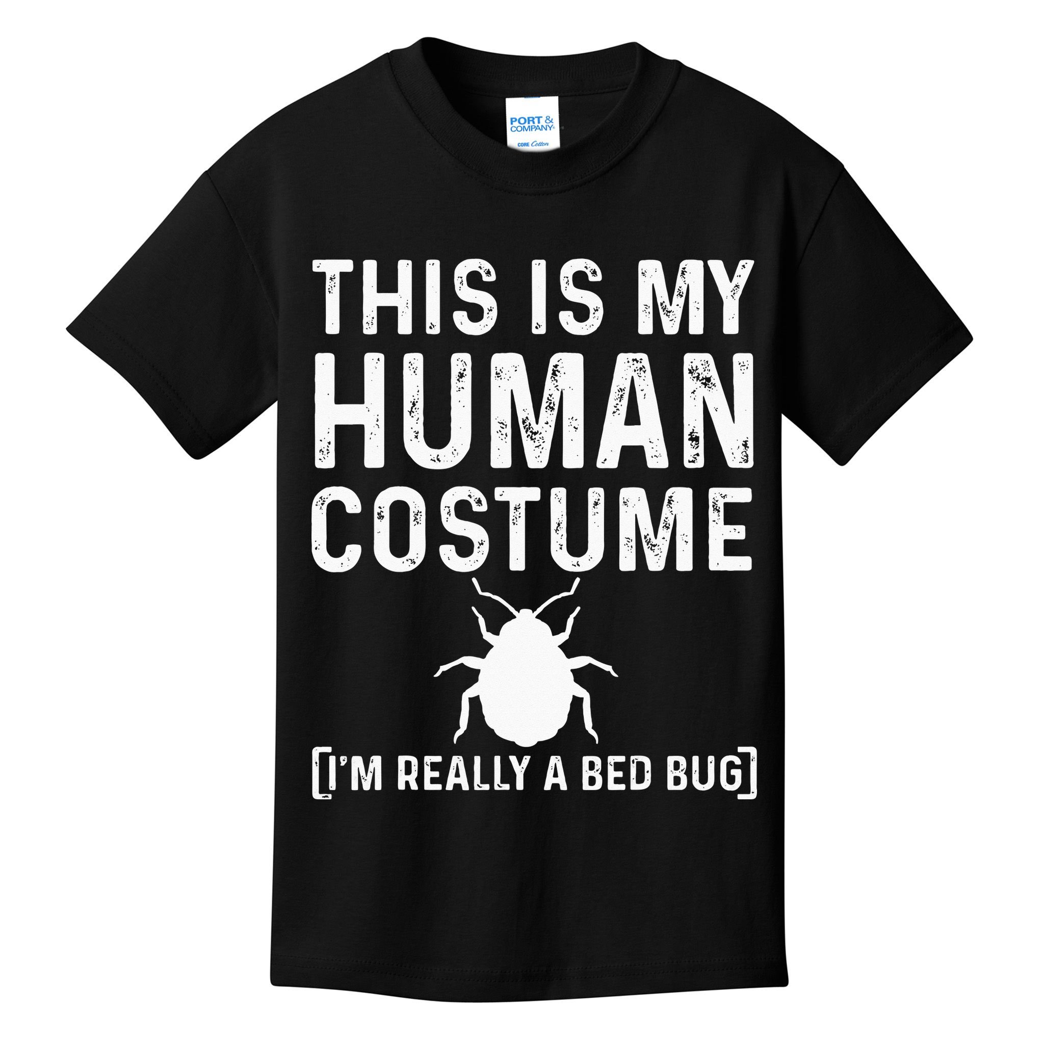 Bed Bug Costume Parasite Hunter Funny Kids T-Shirt