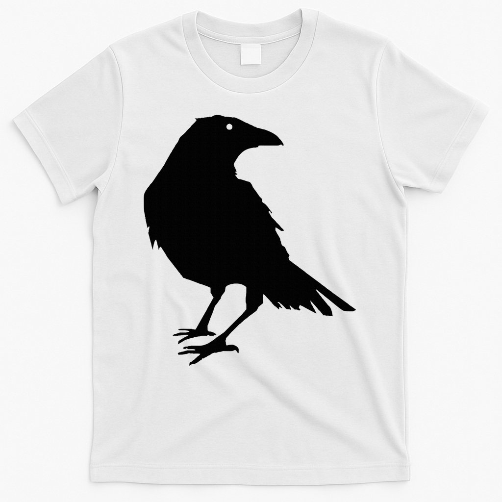 Beautiful Black Crow Raven Bird Silhouette Sweater T-Shirt