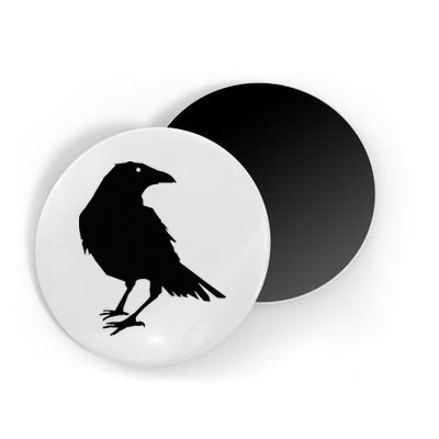 Beautiful Black Crow Raven Bird Silhouette Sweater Magnet