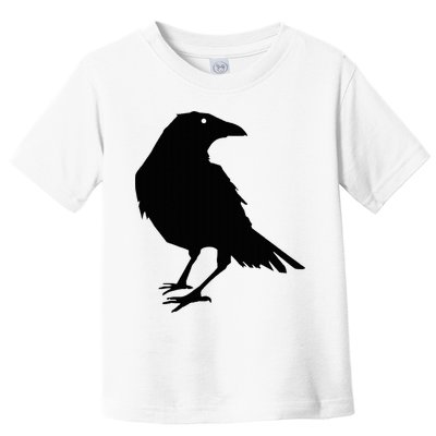 Beautiful Black Crow Raven Bird Silhouette Sweater Toddler T-Shirt