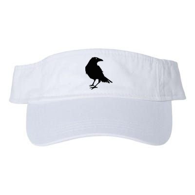 Beautiful Black Crow Raven Bird Silhouette Sweater Visor