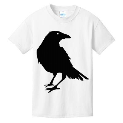 Beautiful Black Crow Raven Bird Silhouette Sweater Kids T-Shirt
