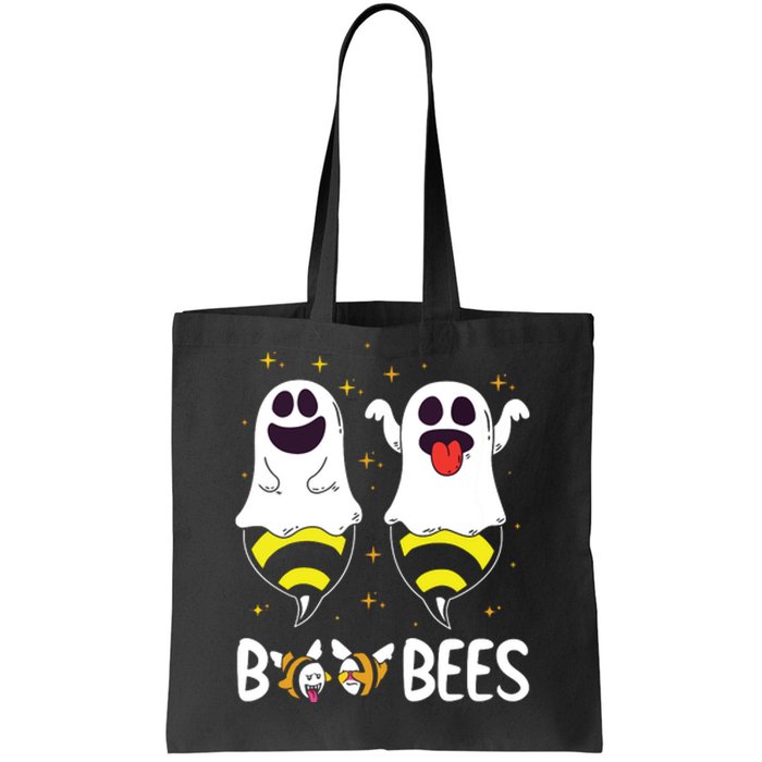 Boo Bees Couples Halloween Funny Tote Bag