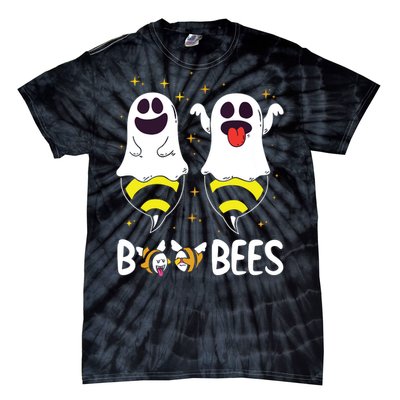 Boo Bees Couples Halloween Funny Tie-Dye T-Shirt