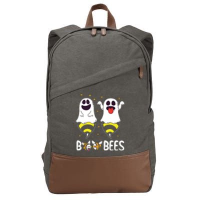 Boo Bees Couples Halloween Funny Cotton Canvas Backpack