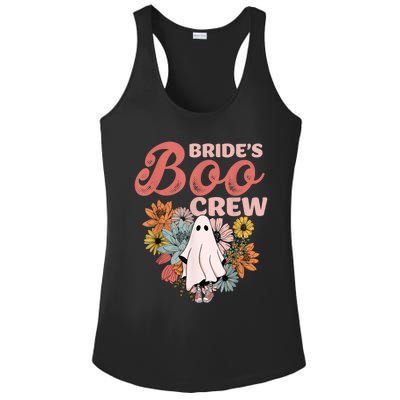 BrideS Boo Crew Floral Ghost Wedding Bachelorette Halloween Ladies PosiCharge Competitor Racerback Tank