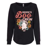 BrideS Boo Crew Floral Ghost Wedding Bachelorette Halloween Womens California Wash Sweatshirt