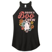 BrideS Boo Crew Floral Ghost Wedding Bachelorette Halloween Women's Perfect Tri Rocker Tank