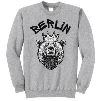 Berliner Bear Crown Berlin Graffiti City Vibes Art Tall Sweatshirt