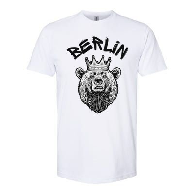 Berliner Bear Crown Berlin Graffiti City Vibes Art Softstyle® CVC T-Shirt