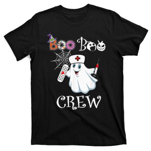 Boo Boo Crew Funny Ghost Paramedic EMT EMS Nurse Halloween T-Shirt