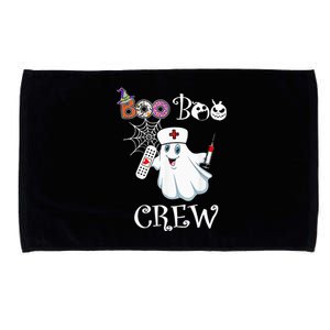 Boo Boo Crew Funny Ghost Paramedic EMT EMS Nurse Halloween Microfiber Hand Towel