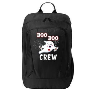 Boo Boo Crew Cute Nurse Ghost City Backpack