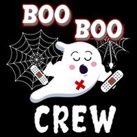 Boo Boo Crew Cute Nurse Ghost Drawstring Bag