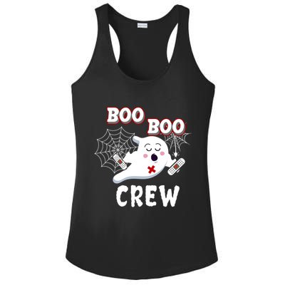 Boo Boo Crew Cute Nurse Ghost Ladies PosiCharge Competitor Racerback Tank