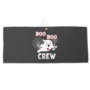 Boo Boo Crew Cute Nurse Ghost Large Microfiber Waffle Golf Towel