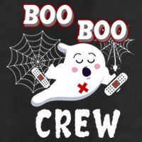 Boo Boo Crew Cute Nurse Ghost Trucker Hat