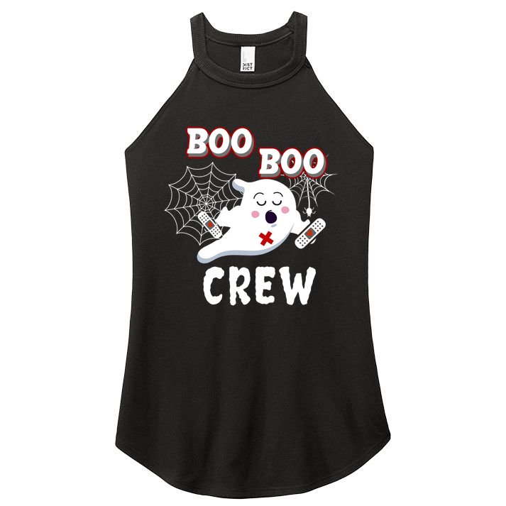 Boo Boo Crew Cute Nurse Ghost Women's Perfect Tri Rocker Tank