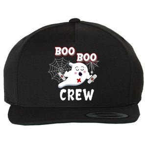 Boo Boo Crew Cute Nurse Ghost Wool Snapback Cap