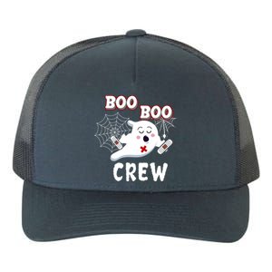 Boo Boo Crew Cute Nurse Ghost Yupoong Adult 5-Panel Trucker Hat