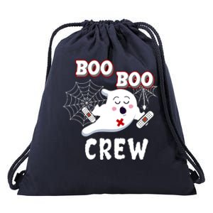 Boo Boo Crew Cute Nurse Ghost Drawstring Bag