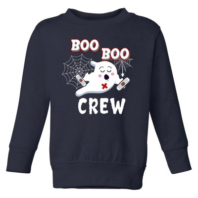 Boo Boo Crew Cute Nurse Ghost Toddler Sweatshirt