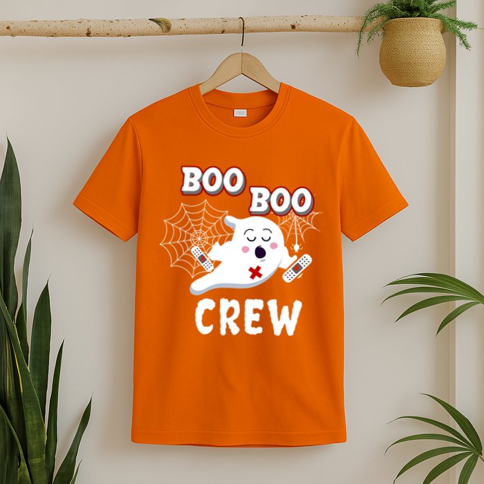 Boo Boo Crew Cute Nurse Ghost T-Shirt