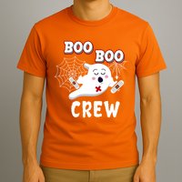 Boo Boo Crew Cute Nurse Ghost T-Shirt