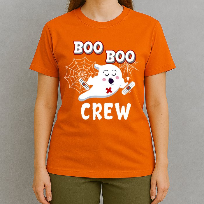 Boo Boo Crew Cute Nurse Ghost T-Shirt