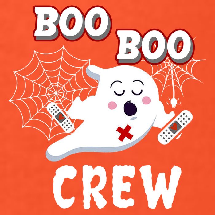 Boo Boo Crew Cute Nurse Ghost T-Shirt
