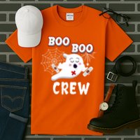 Boo Boo Crew Cute Nurse Ghost Tall T-Shirt