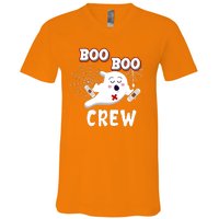 Boo Boo Crew Cute Nurse Ghost V-Neck T-Shirt