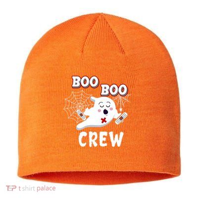 Boo Boo Crew Cute Nurse Ghost Sustainable Beanie
