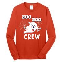 Boo Boo Crew Cute Nurse Ghost Tall Long Sleeve T-Shirt