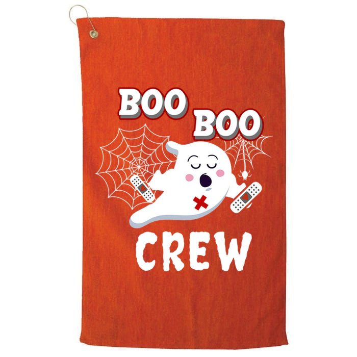 Boo Boo Crew Cute Nurse Ghost Platinum Collection Golf Towel