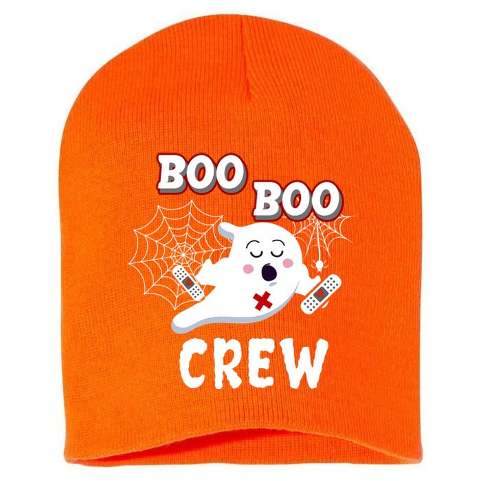 Boo Boo Crew Cute Nurse Ghost Short Acrylic Beanie