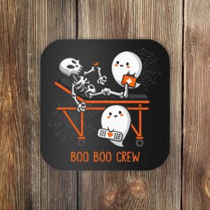 Boo Boo Crew Ghost Doctor Paramedic EMT Nurse Halloween Coaster