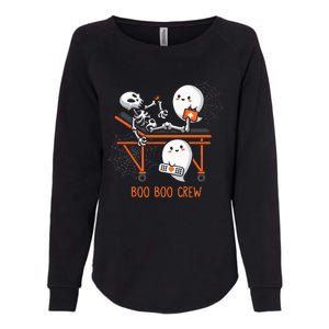 Boo Boo Crew Ghost Doctor Paramedic EMT Nurse Halloween Womens California Wash Sweatshirt