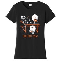 Boo Boo Crew Ghost Doctor Paramedic EMT Nurse Halloween Women's T-Shirt