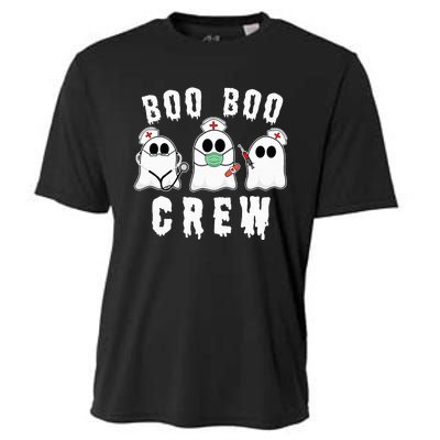 Boo Boo Crew Funny Nurse Halloween Ghost Costume Cooling Performance Crew T-Shirt