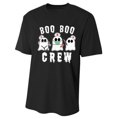 Boo Boo Crew Funny Nurse Halloween Ghost Costume Performance Sprint T-Shirt